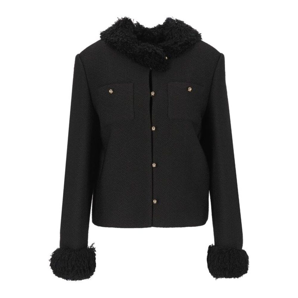 Celine Women Chasseur Jacket In Viscose And Natté Wool